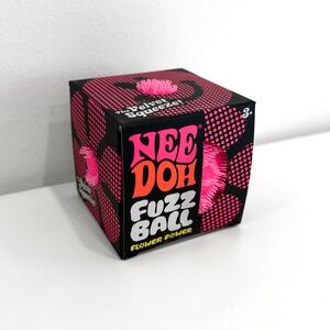 Needoh Flower Power Fuzzball Pink